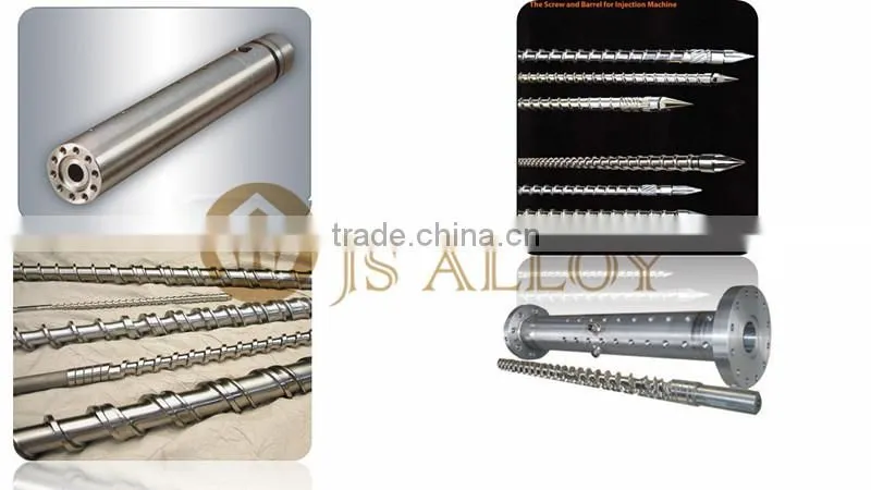 Cold/Hot feed rubber extruder screw and barrel from China