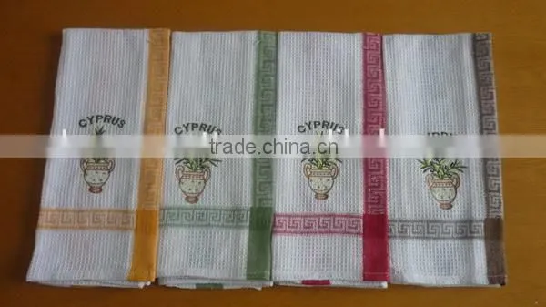 Yarn dye waffle tea towel 40*60cm 60ge /pc