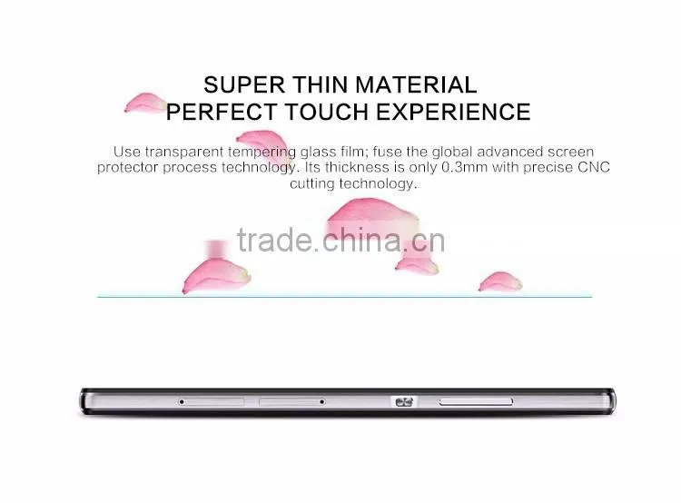 hotsale high transparency anti-glare tempered glass screen protector for Huawei P8