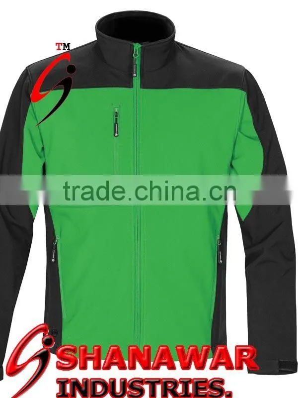 Custom high quality mens softshell jacket