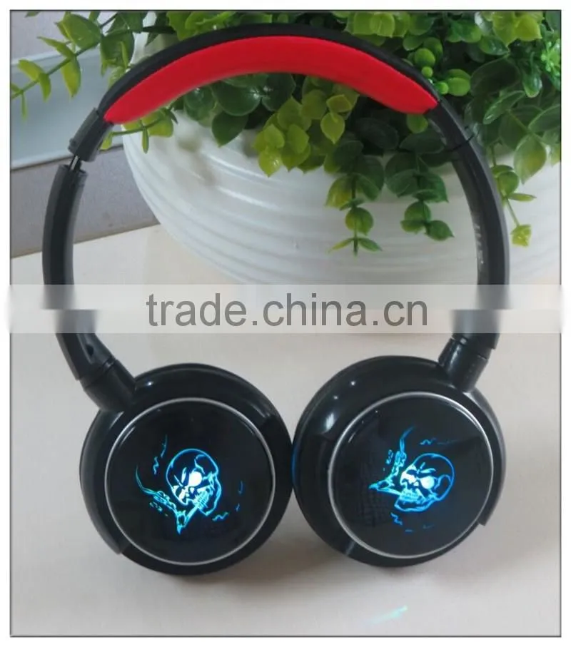 Various color flash light wireless bluetooth earphone( OS-YS9901)