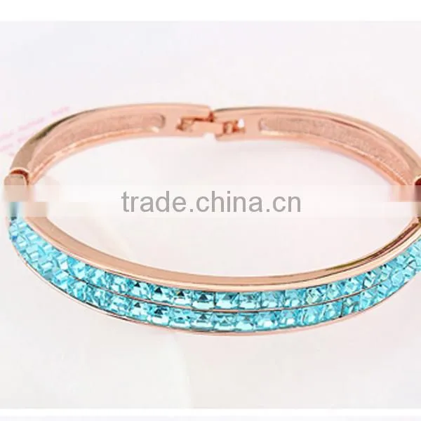 Wholesale Fashion Simple Style Gold Crystal Bracelets