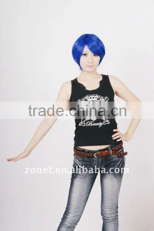 Fashion Cosplay Blue kaito Wig