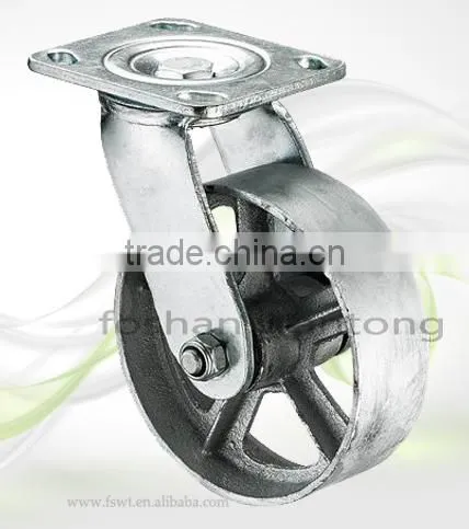 4 Inch To 8 Inch Industrial Hardware Cast Iron Caster