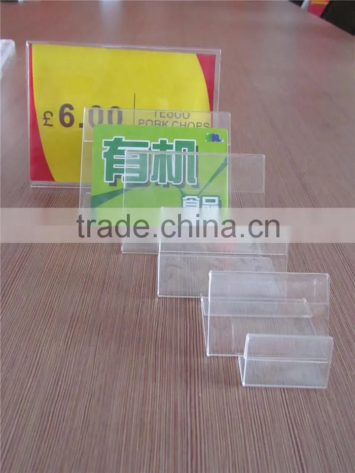 Customized plastic poster advanced 5x7 acrylic sign holder