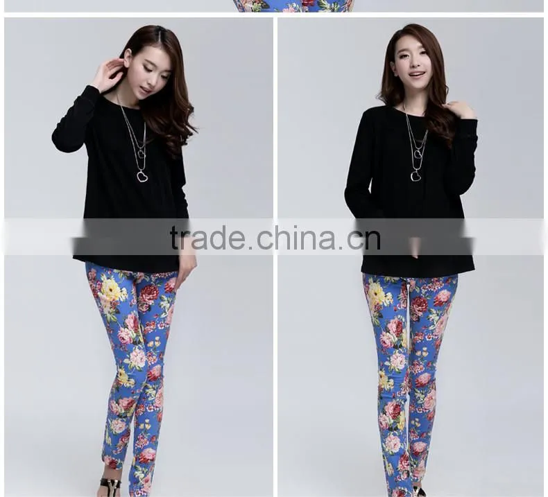Autumn & Winter Long-sleeve Maternity T-shirt Loose Plus Size