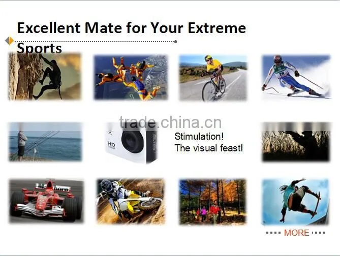 HD 1080p sports camera sj6000 with 30m waterproof extreme