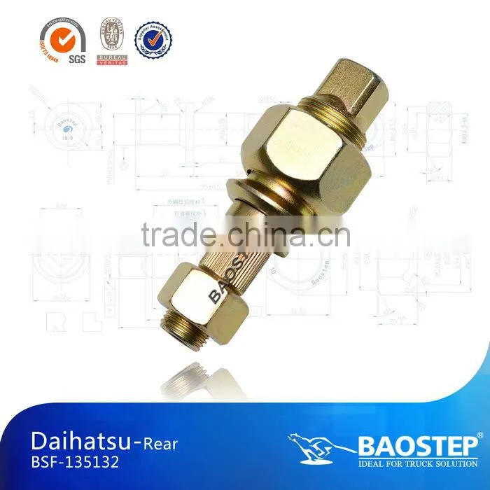 BAOSTEP Humanized Design Iso Certified Supplier Gold Plated Bolts For Daihatsu