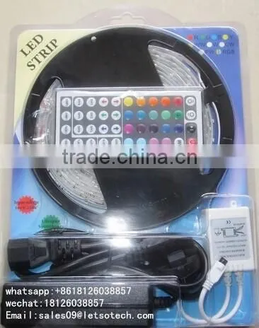 5050 Led Smd flexible FPC led strip RGB Multicolor nonwaterproof IP20 Waterproof IP65 IP67 Light 5 Meters 300 leds RGB Full Kit