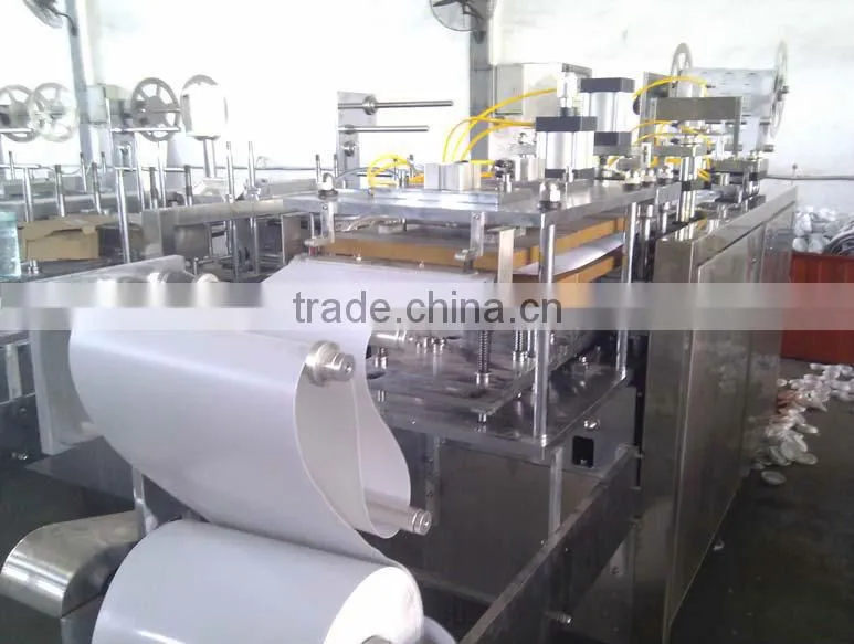Disposable plastic thermofroming machine for cup lid /tray