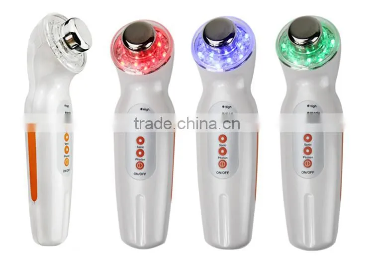 Multifuncational 3mhz ultrasonic facial skin scraper beauty machine for sale