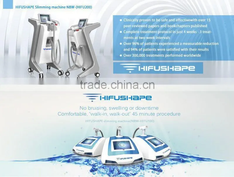 new product 2015 innovation product hifu celulitis machine