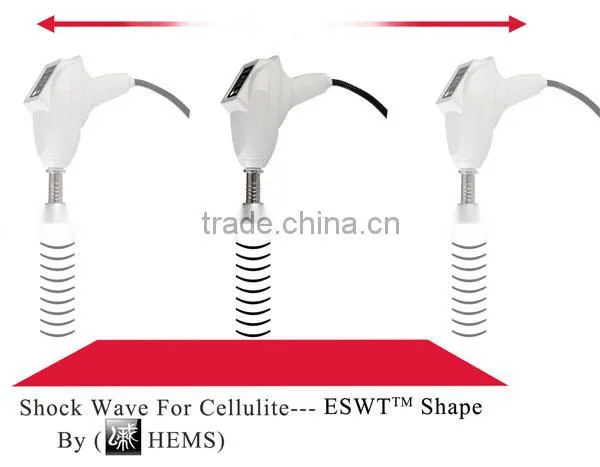 ESWT Shape: ESWT Shockwave RF Vacuum Suction slimming machine wholesale