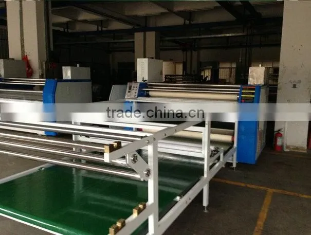 sublimation heat transfer roller printing machinery for textiles, heat transfer printing machine