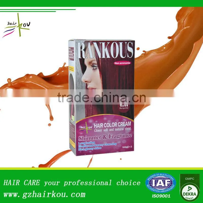 hair color cream no ammonia/no peroxide hair color dye