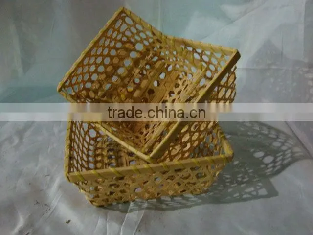 Bamboo breathable basket (rectangle)
