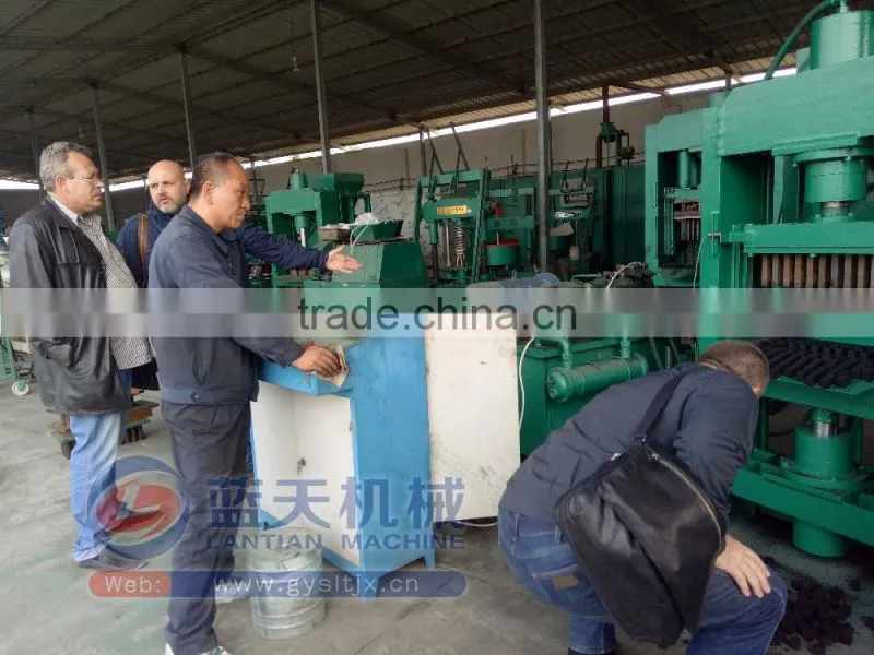 CE Certificated Barbecue And Shisha Charcoal Briquette Machine