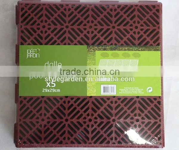 Style Garden plastic fence edging tiles