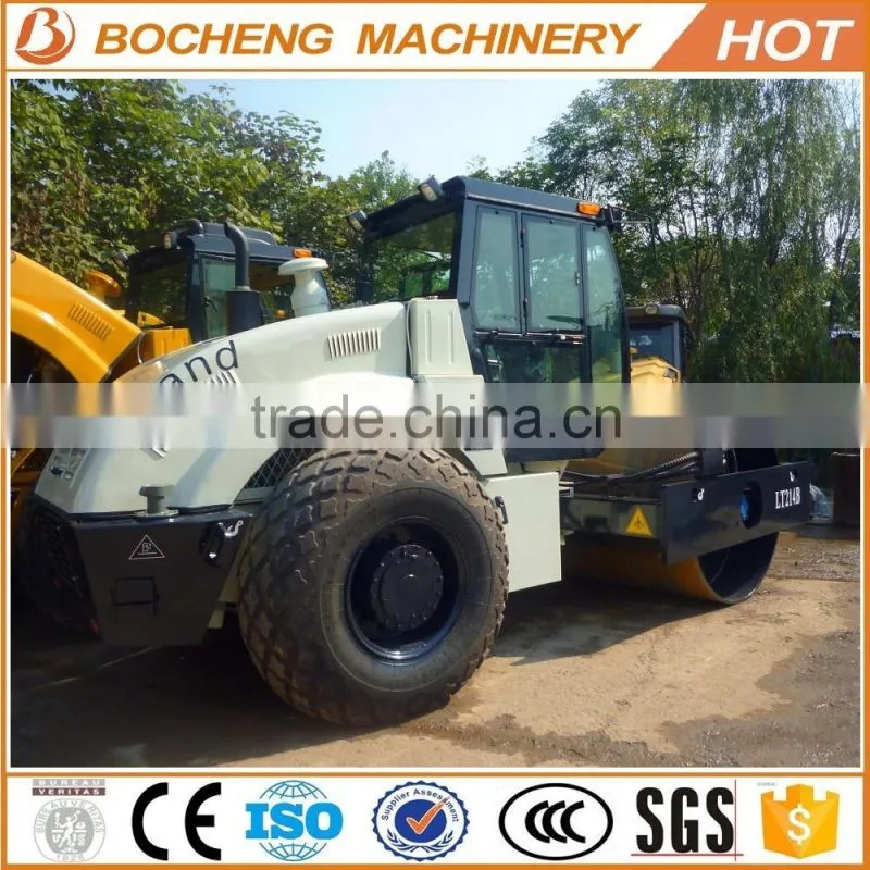 12 TONS Single drum duty vibratory rollers LT212B for sale Cam block compactor