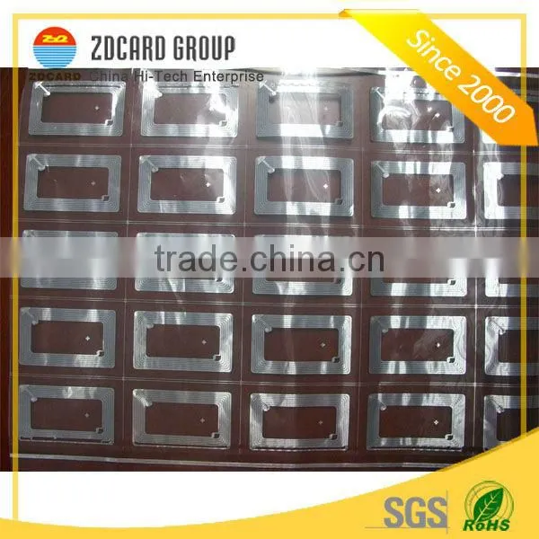 3*8 5*5 layout PET ISO14443A 13.56Mhz RFID Inlay