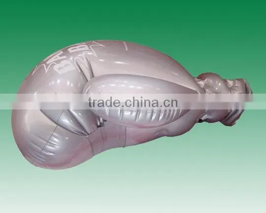 PVC inflatable punching bag PVC inflatable boxing gloves