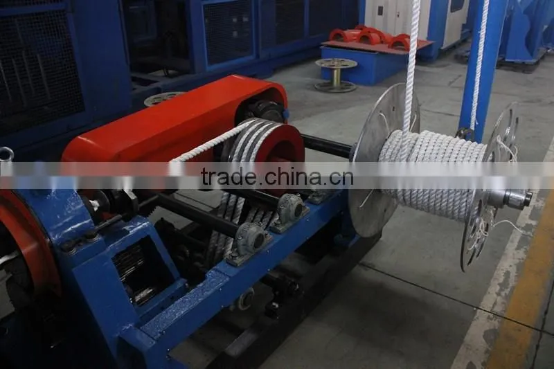 high capacity natural jute fiber twist rope making machine