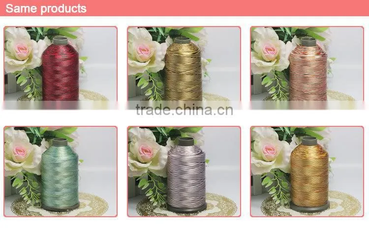 100% China Organic Polyester Embroidery Bobbin Thread