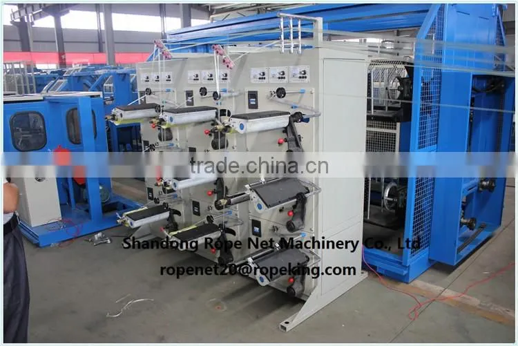 Synthetic polypropylene PP PE flat yarn bobbin winding machine
