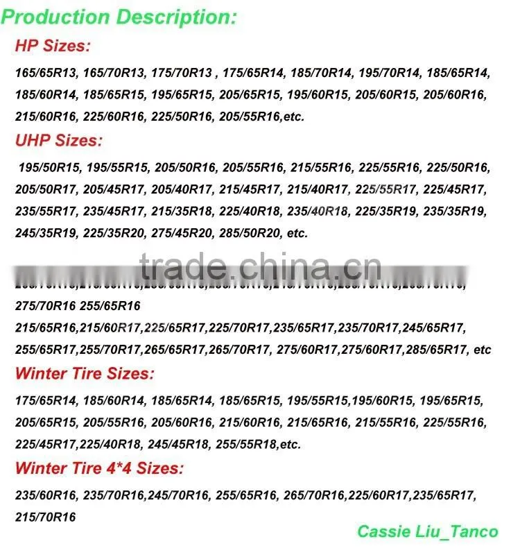 Car Tyre tire distributor buy direct from China