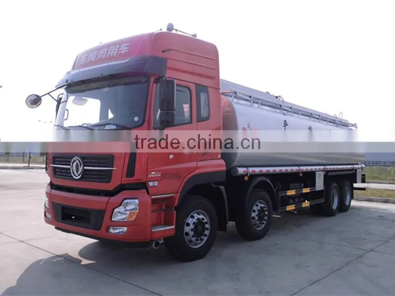 Dongfeng 8x4 truck fuel tank from hubei factory with 30cbm capacity