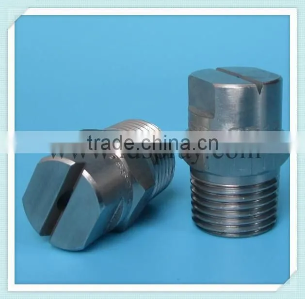 Stainless steel and brass vehicle cleaning washing fan spray nozzles