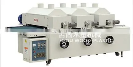 wood plastic composite brushing machine