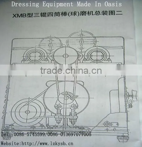 Lab Ceramic lined ball mill/XZM Vibration mill prototype/XMP four-drums Mill