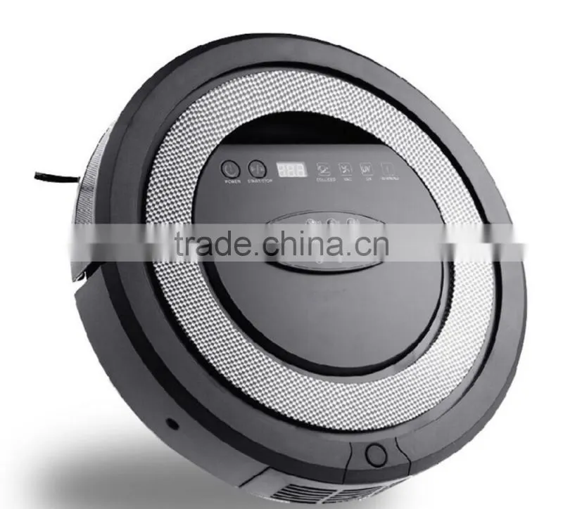 China wholesale high class v-shape middle brushes smart vacuum cleaner robot sweep and mop wet and dry