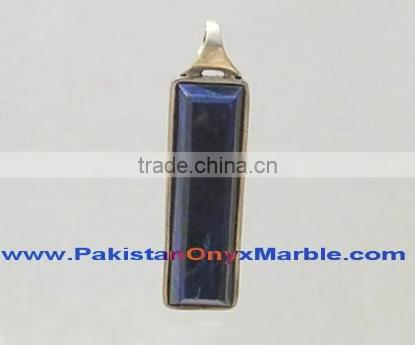 Pakistan Handemade STERLING SILVER PENDANTS LAPIS LAZULI JEWELRY