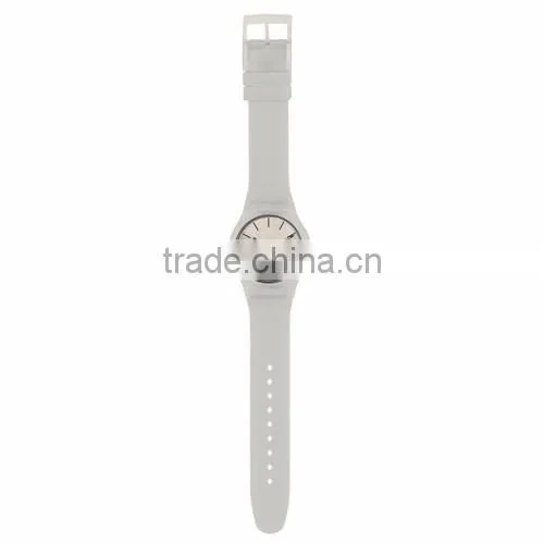 teenage fashion watch with changeable PVC strap