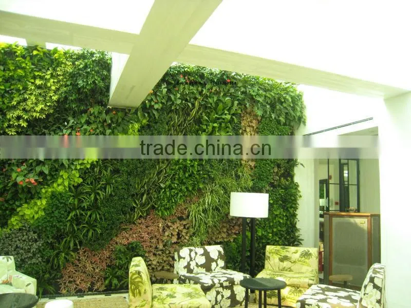 2015 best price artificial plant wall/artificial grass wall, artificial vertical plant for garden