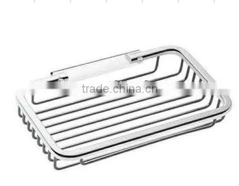Chrome Wire Basket 8" Square Steel new in box