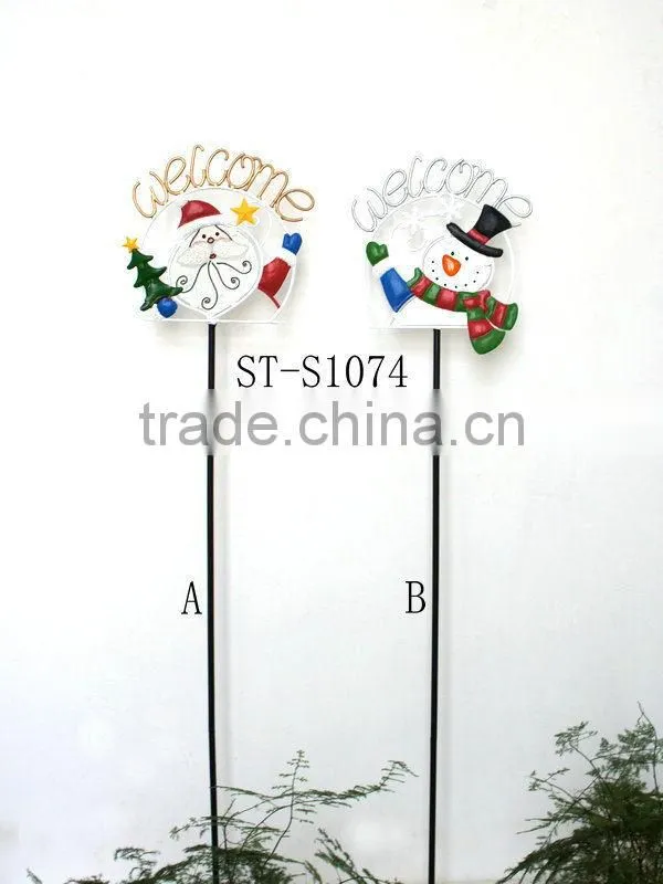 Stained Glass stake for christmas decor