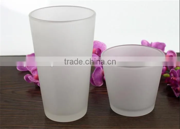 rose candle holder set of two frosting candles