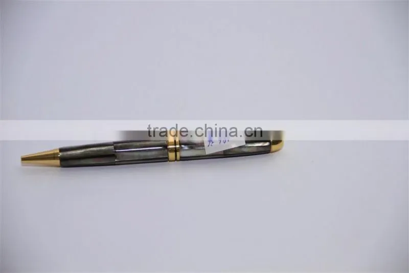 Ballpoint pen buffalo horn and brass