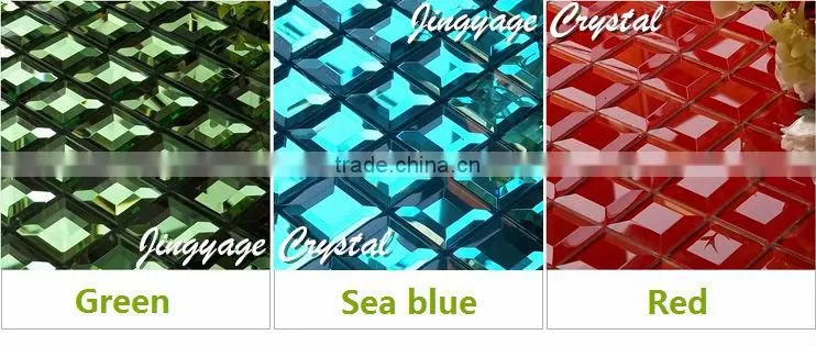 Diamond 5 surface glass mosaic 25*25mm
