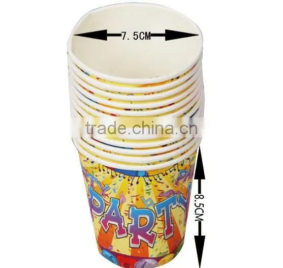 Good Quality Household Drinkware Children Disposable Cartoon Paper Cups