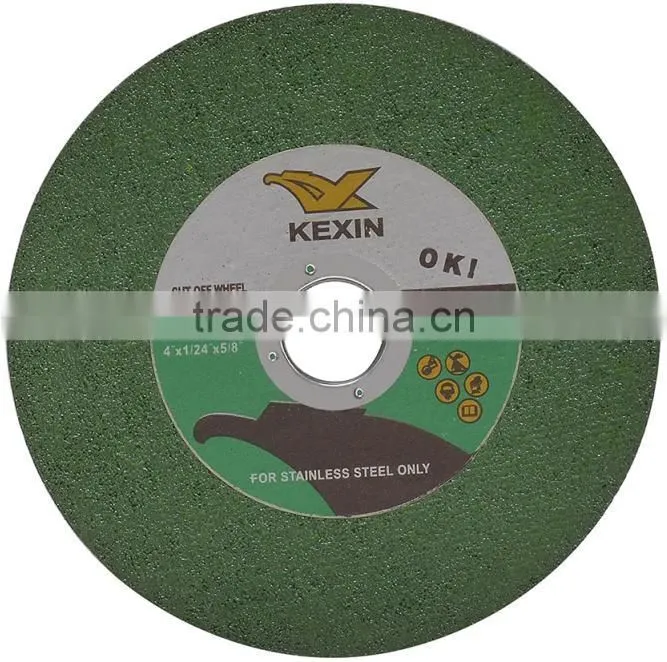105*1*16mm Super thin cut off wheel and cut off disc for stainless steel