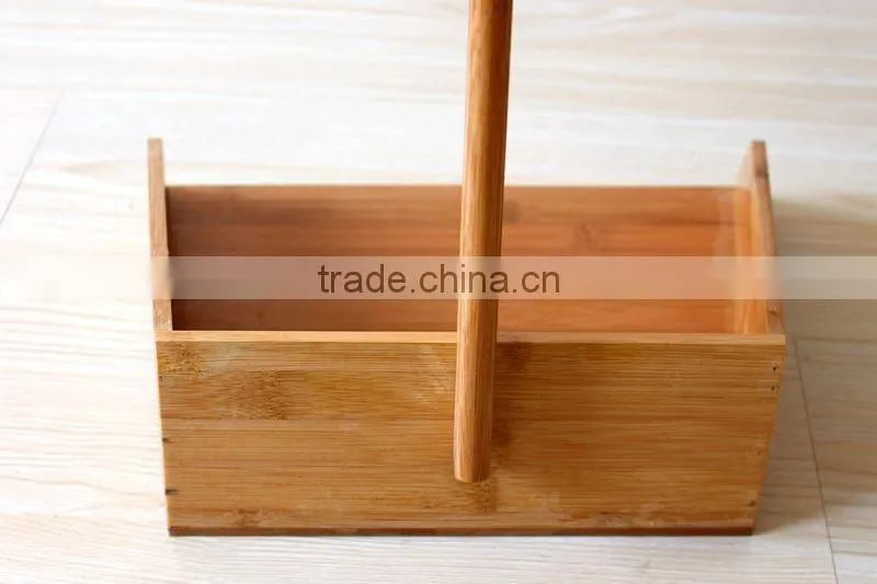 bamboo long handle dustpan