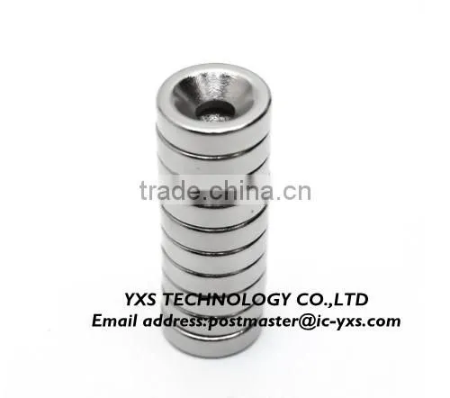 10 x 3mm Hole: 3mm N35 Ring Strong Neodymium Magnet Powerful Neodimio Super Rare Earth Magnets