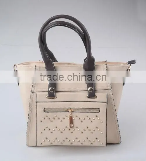 Latest Fashion Lady PU Leather china leather handbag
