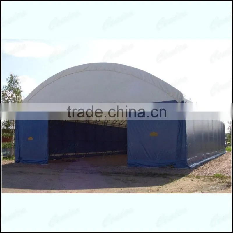 Farming Fabric Storage Building , Warehouse Tent , Aircraft Hangar. Tension Fabric Building structure
