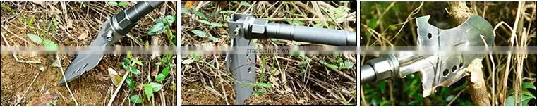 Wholesale car folding multifunction survival folding multi purpose shovel