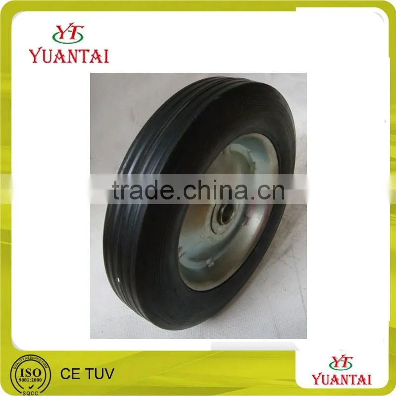 high quality solid rubber wheel barrow 4.10/3.50-4 solid wheel